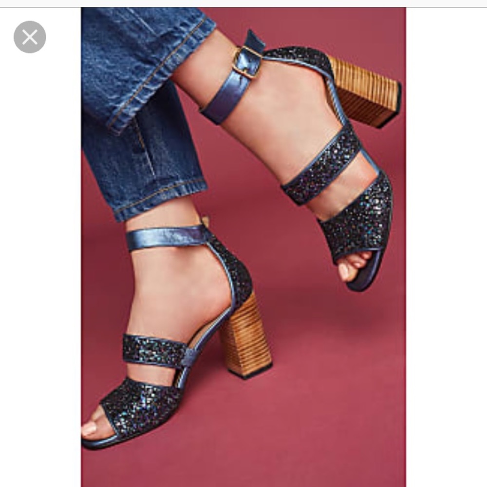 Anthropologie mosaic heels